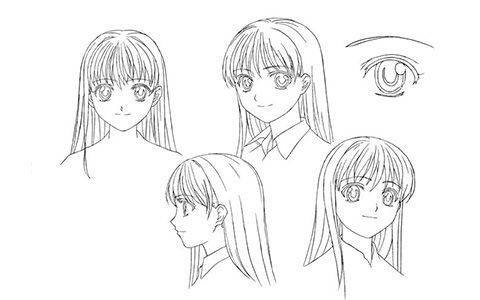 [会员][线稿集]女子高生 GIRL'S-HIGH 动画资料设定线稿集[69P]