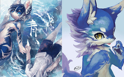 [会员][画集][K-LINE]青い Rady's Sketchbook[54P]