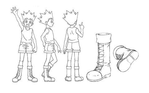 [会员][线稿集]全职猎人:最后的使命 动画原画设定资料集[64P]