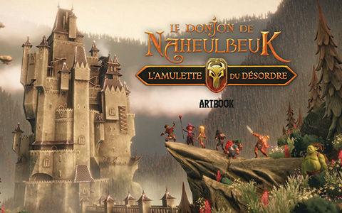 [会员][画集]The Dungeon of Naheulbeuk: The Amulet of Chaos Artbook[125P]