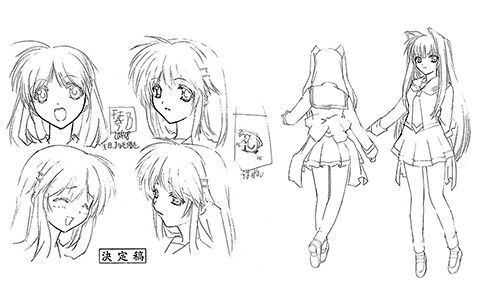 [会员][线稿集]出云战记 动画原画设定资料集[66P]