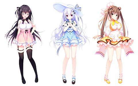 [会员][立绘图包][白もち桜]けもの道☆ガーリッシュスクエア[879P]