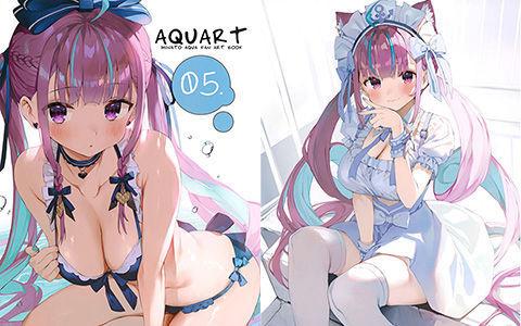 [会员][画集][まかろん大帝 (がおう)]AQUART 5[14P]