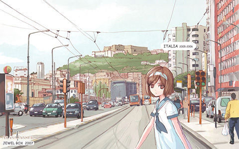 [会员][画集][相田裕]Gunslinger Girl Italia 2005-2006 + Libretto! II[57P]