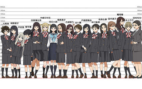 [会员][线稿集]明日同学的水手服 动画原画设定资料集[109P]