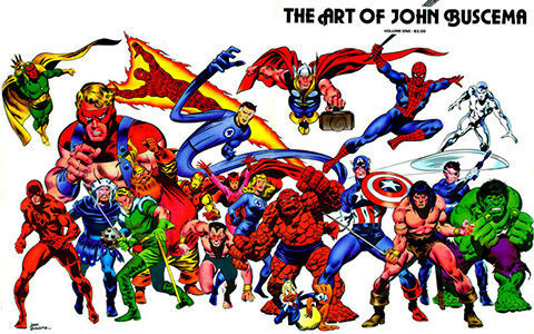 [会员][画集]The Art of John Buscema Volume One[168P]