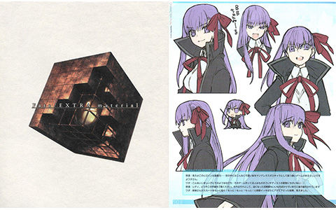 ワダアルコ 画集 Fate/EXTRA』シリーズのキャラクターデザインを担当する