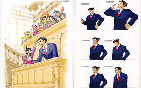 [会员][画集]THE ART OF GYAKUTENSAIBAN 逆転裁判画集 -成歩堂編-[162P]