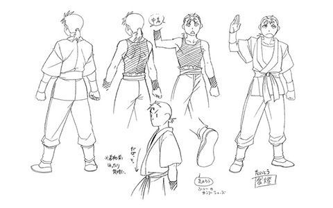 [会员][线稿集]兽神演武 动画线稿原画集[64P]