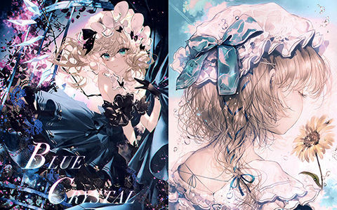 [会员][画集][銀色鈴蘭 (majamari)]BLUE CRYSTAL[16P]