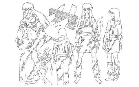 [会员][线稿集]人鱼之森 动画原画设定资料集[38P]