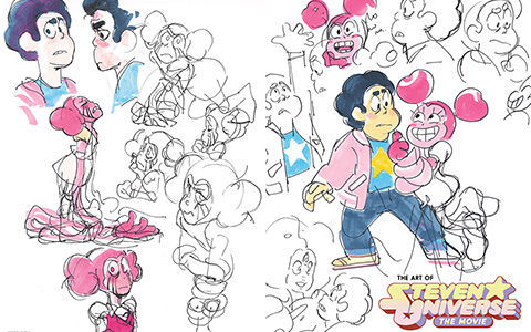 [会员][画集]The Art of Steven Universe the Movie[77P]
