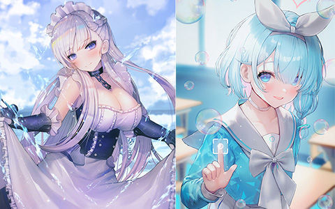 [会员][桃花(aengdohwa)]Pixiv图片包[80P]