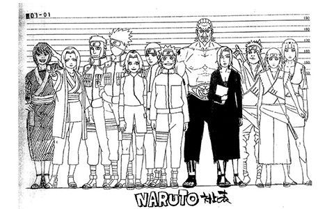 [会员][线稿集]火影忍者剧场版血狱 动画线稿原画集[97P]