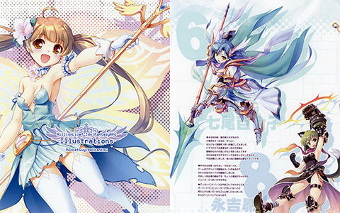 [会员][画集][ロケット野郎 (べっかんこう)]MillionLive! IdolFantasyRPG Illustrations[08P]