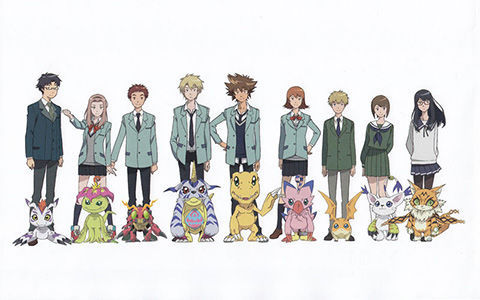 [会员][线稿集]数码宝贝大冒险tri. 动画线稿原画集[184P]