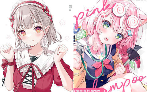 [会员][画集][もえハム (もえ公)]pink shampoo[15P]