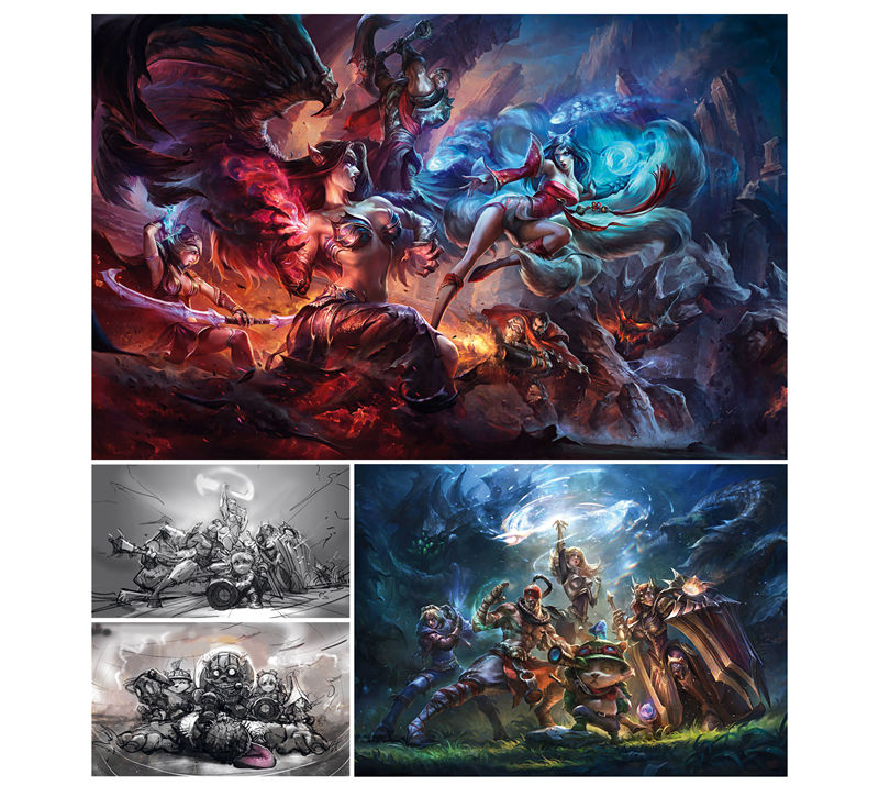 [会员][画集]The Art of League of Legends Vol.1[114P]