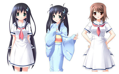 [立绘包][カントク(Kantoku)、兼清みわ]アメサラサ～雨と、不思议な君に、恋をする～[420P]