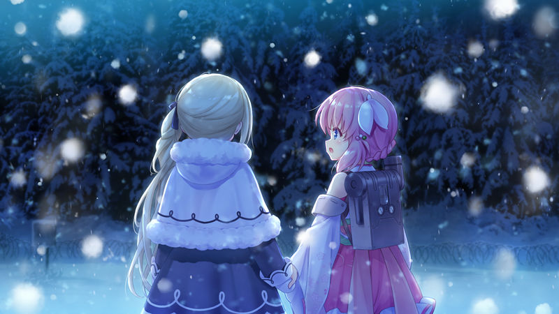 [游戏CG][Na-Ga 藤ちょこ(藤原) まろやか]プリマドール 冬空花火/雪華文様 游戏全CG[60P]