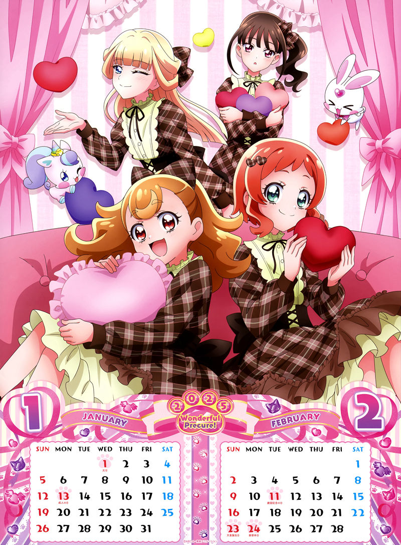 [画集]Wonderful Precure! 2025 Calendar[07P]