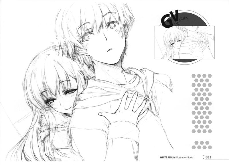 [会员][画集]WHITE ALBUM Illustration Book[86P]