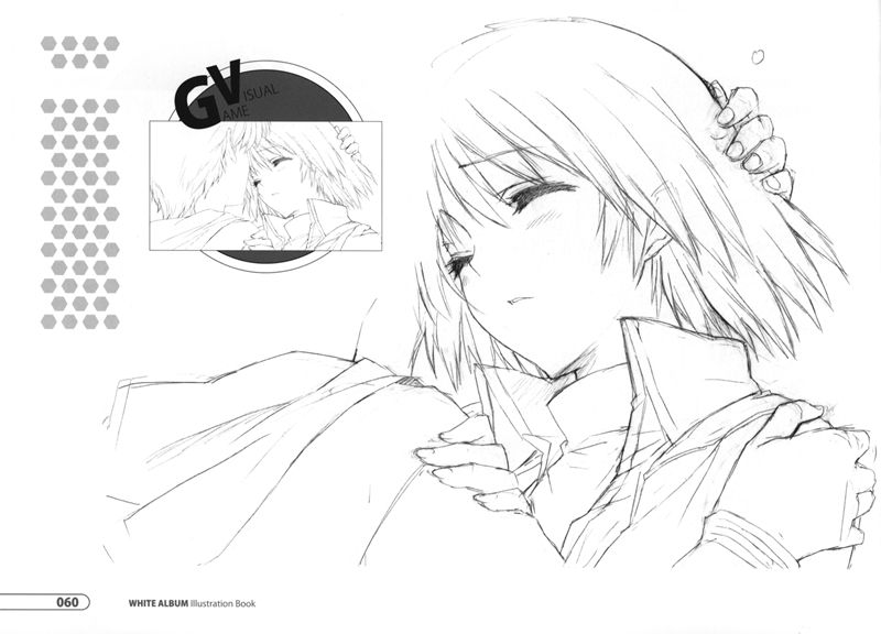 [会员][画集]WHITE ALBUM Illustration Book[86P]