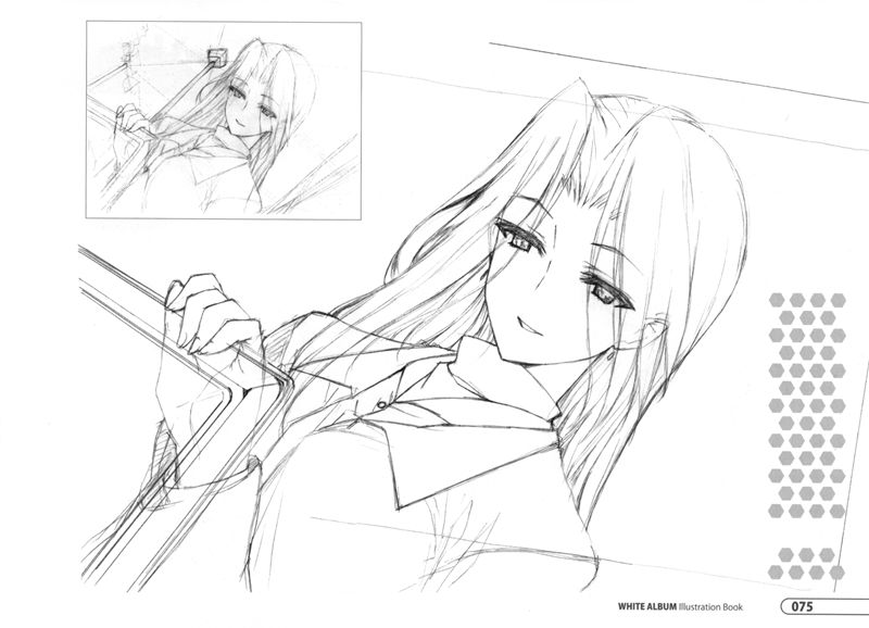 [会员][画集]WHITE ALBUM Illustration Book[86P]