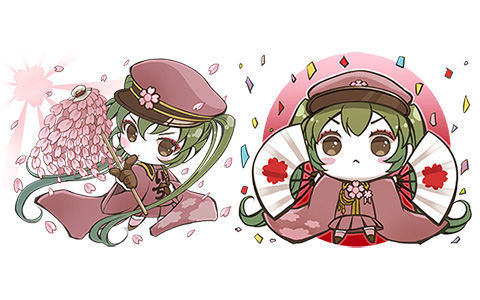 [表情包][初音未来]千本樱 LINE表情包[40P]