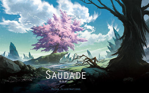 [会员][画集]ファンタジー風景イラスト集 SAUDADE[08P]
