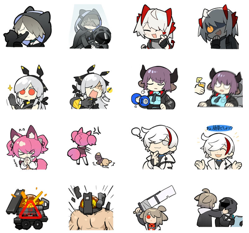[表情包]Arknights(明日方舟) LINE表情包19套[296P]