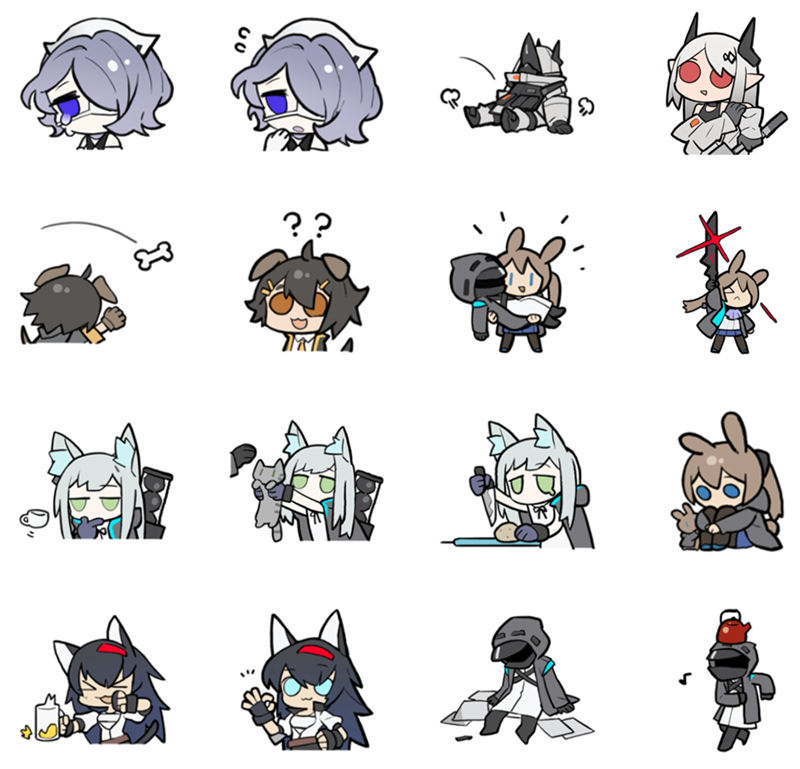 [表情包]Arknights(明日方舟) LINE表情包19套[296P]