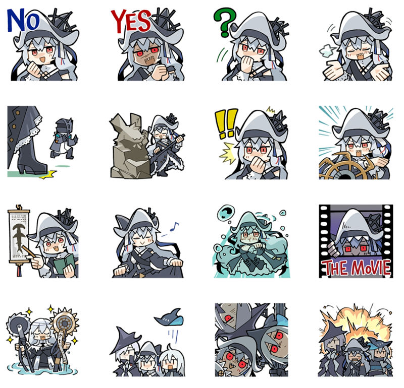 [表情包]Arknights(明日方舟) LINE表情包19套[296P]