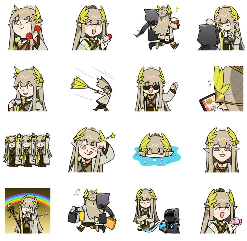 [表情包]Arknights(明日方舟) LINE表情包19套[296P]