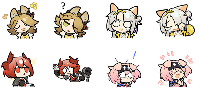 [表情包]Arknights(明日方舟) LINE表情包19套[296P]
