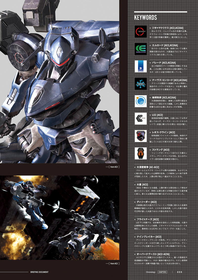 [会员][画集]ARMORED CORE VI FIRES OF RUBICON BRIEFING DOCUMENT[82P]