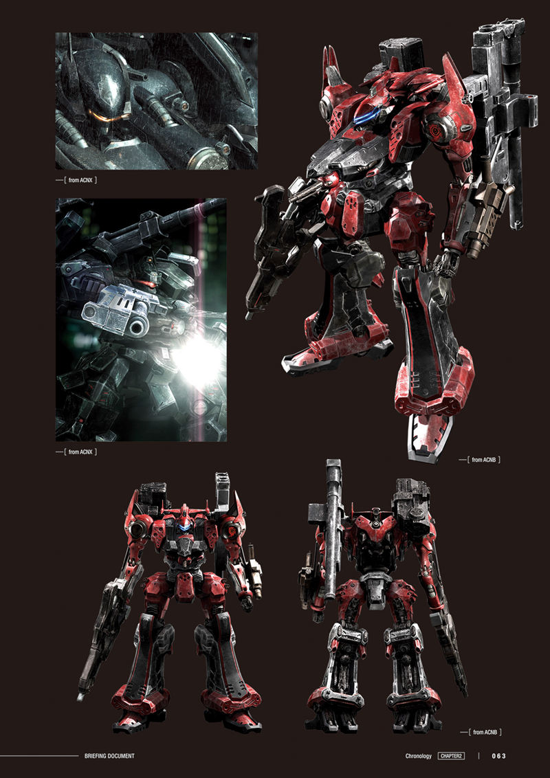 [会员][画集]ARMORED CORE VI FIRES OF RUBICON BRIEFING DOCUMENT[82P]