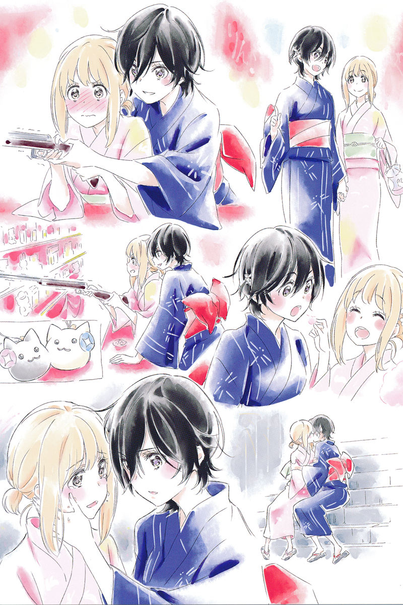 [会员][画集]あさがおと加瀬さん。 BD BOOKLET[16P]