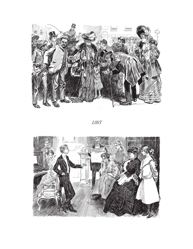[画集]The Gibson Girl and Her America The Best Drawings of Charles Dana Gibson[164P]