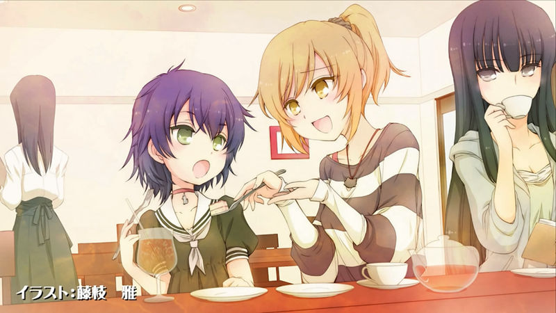 [画集]犬神同学和猫山同学 EndCard[12P]