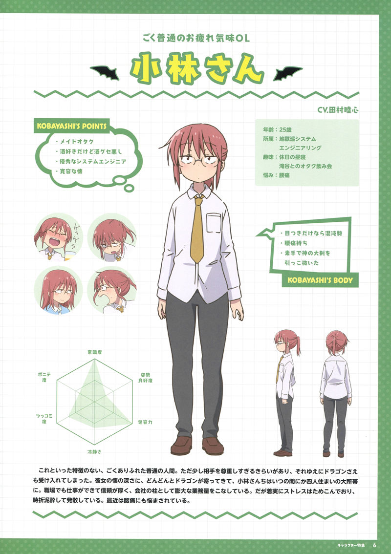 [会员][画集]TVアニメ 小林さんちのメイドラゴン シリーズ公式ファンブック[115P]