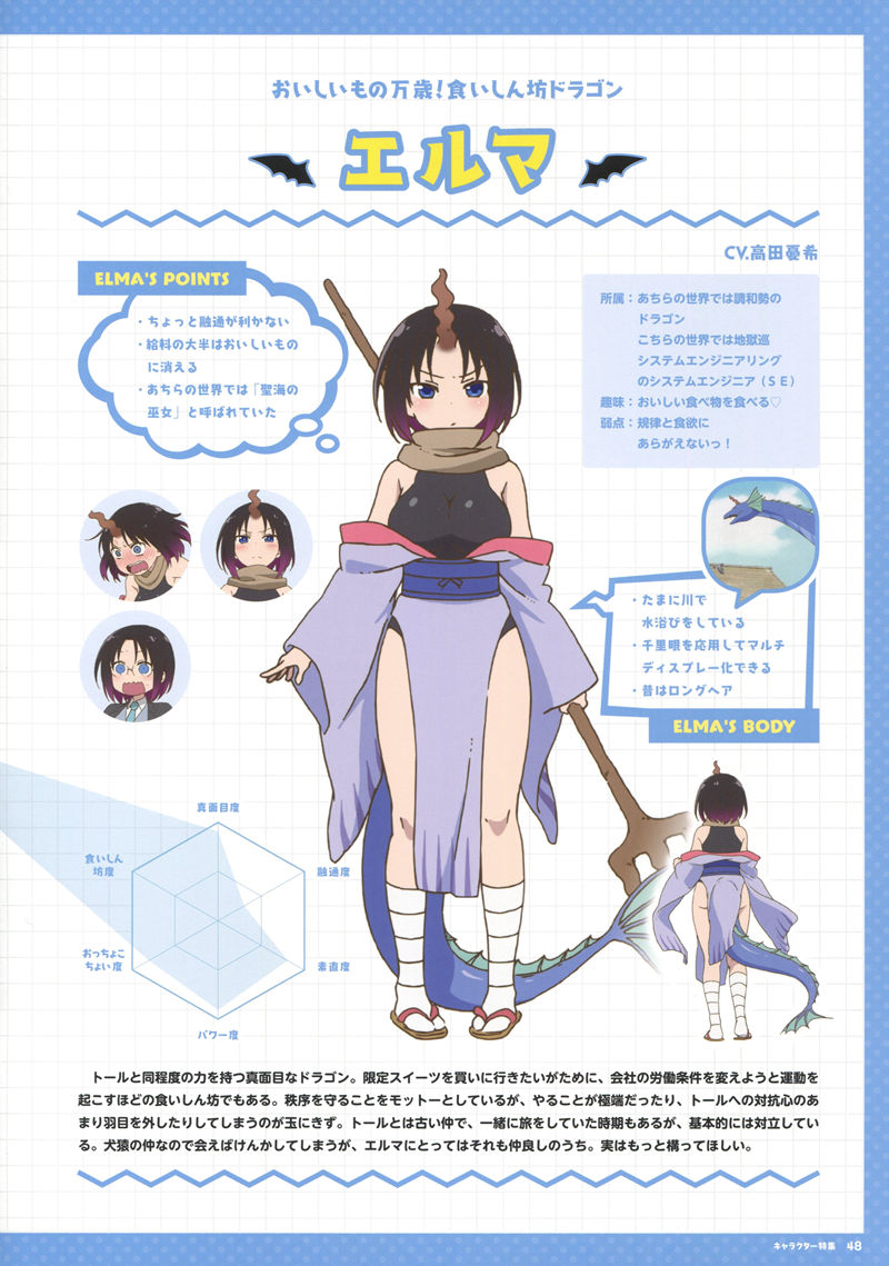 [会员][画集]TVアニメ 小林さんちのメイドラゴン シリーズ公式ファンブック[115P]