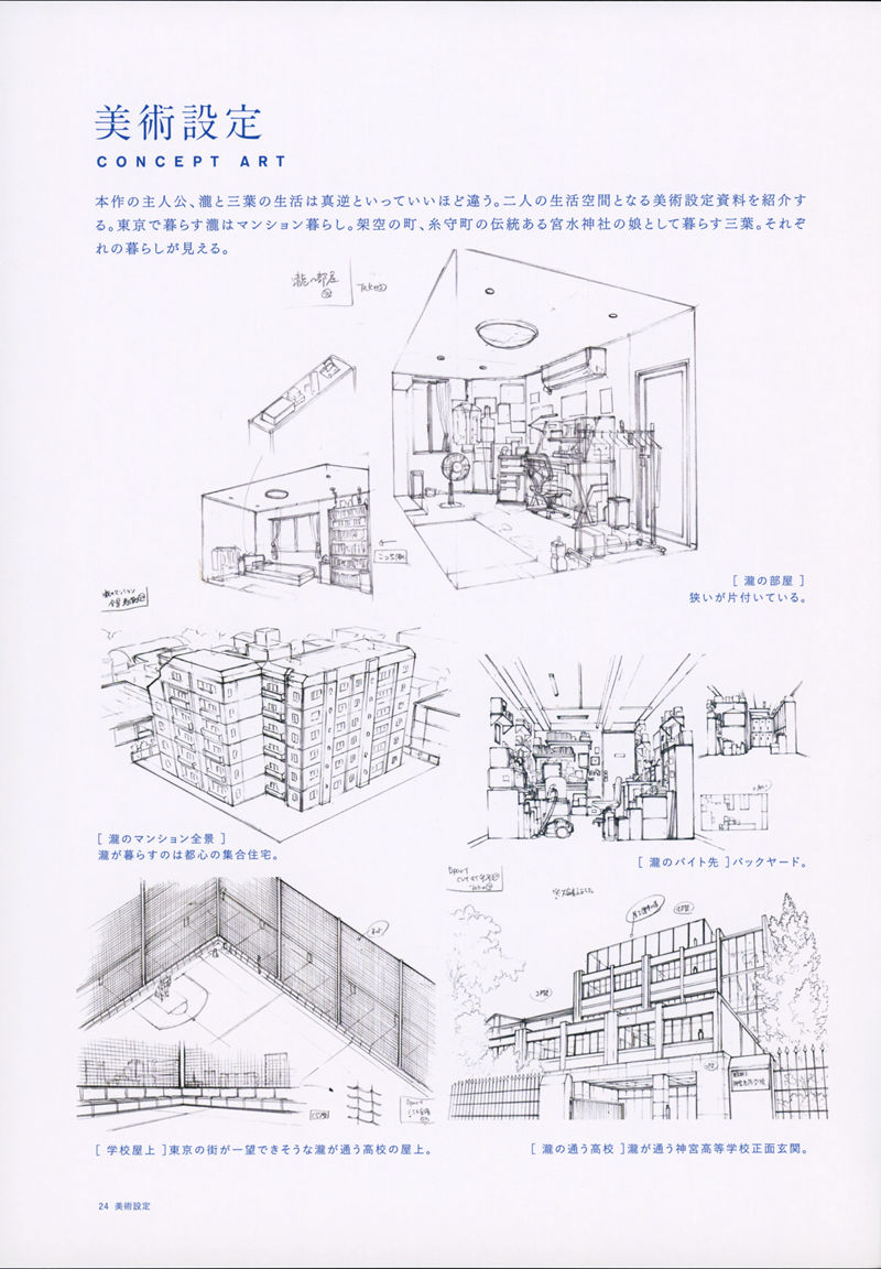 [会员][画集]君の名は。 BD BOOKLET[47P]
