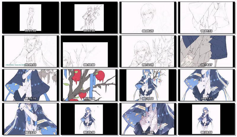 [漫画作画视频]￦ANKE(wanke) 作画视频[5小时/10段]