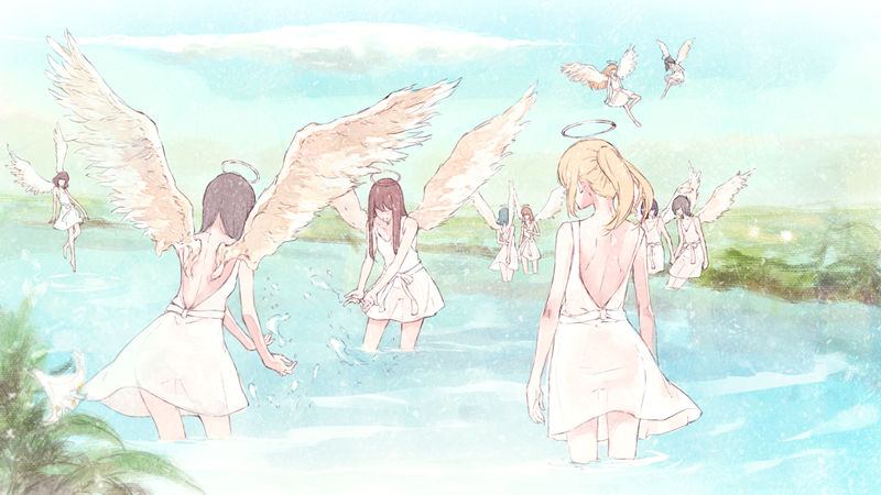 [游戏CG][杉菜水姫]天ノ少女 精选CG[288P]