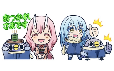 [表情包]転スラ×めんトリ Line表情包2套[80P]