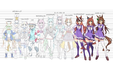 [线稿集]赛马娘芦毛灰姑娘 动画原画设定资料集[129P]