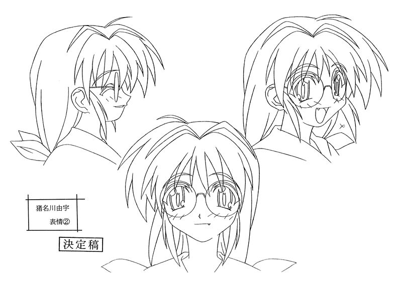 [线稿集]COMIC PARTY 动画资料设定线稿集[40P]