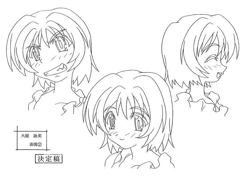 [线稿集]COMIC PARTY 动画资料设定线稿集[40P]
