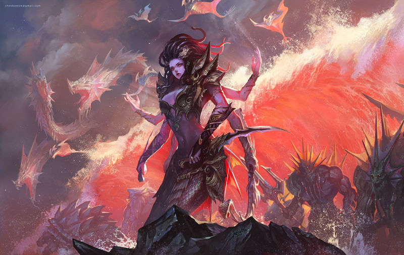 [画师推荐][CHENBO神不月(chenbo)]Pixiv+deviant+artstation图片包[602P]